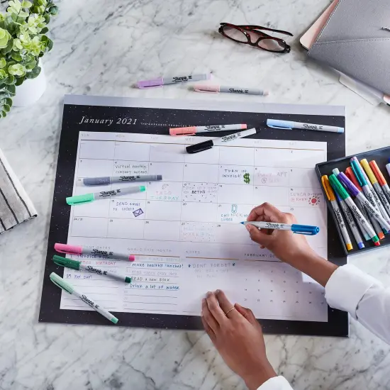 Permanent Markers, Ultra Fine Point, Mystic Gem Colors, 24 Count {6}