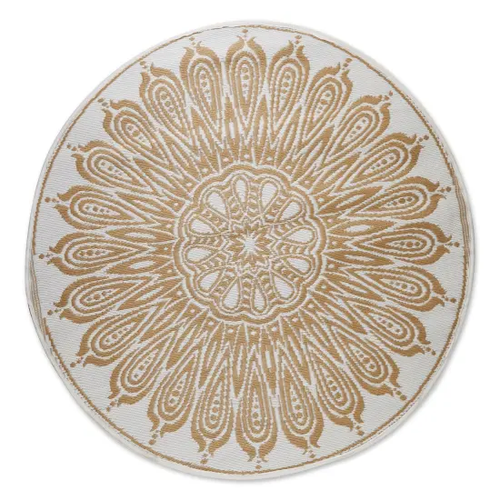 DII Black Kaleidoscope Tufted Mat 17.75x59 inch inches {4}