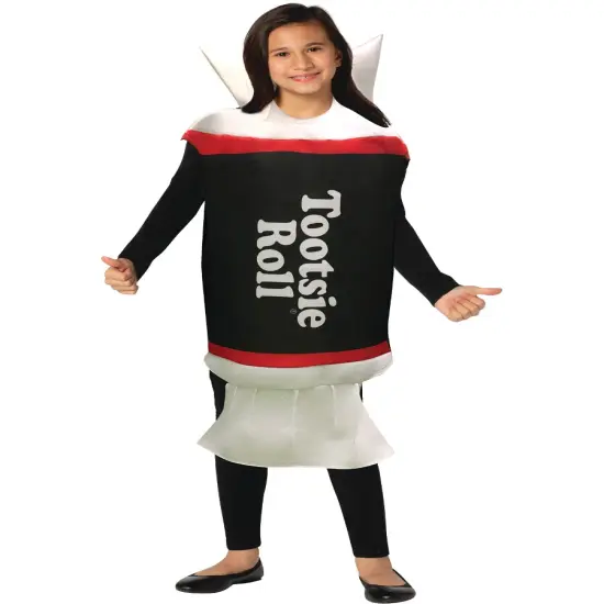 Child's Tootsie Roll Candy Costume {1}