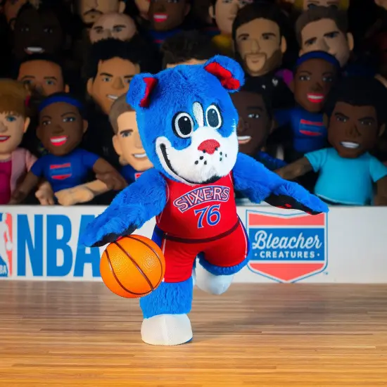 Bleacher Creatures Philadelphia 76ers Franklin Hardwood Classics 10" Mascot Plush Figure (Red Uniform) {4}