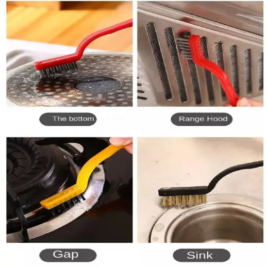 Kitcheniva Gas Stove Brushes Cleaner 3 Pcs {4}