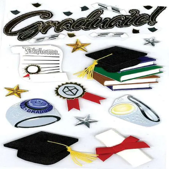 Jolee's Boutique Graduate Dimensional Stickers {1}