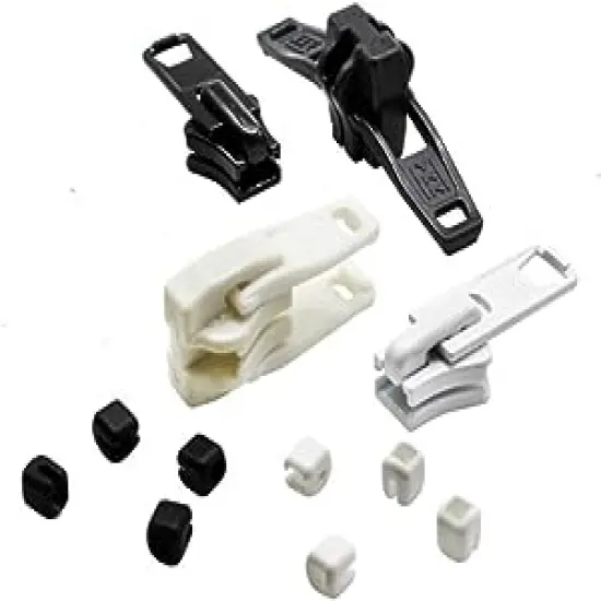 Premier Marine-Bimini Canvas Boat Zipper Repair Kit - #10 Extra Heavy Plastic Auto Lock Sliders with Snap Caps Included for Boats, Canvas, Tents, & Bimini Tops {1}