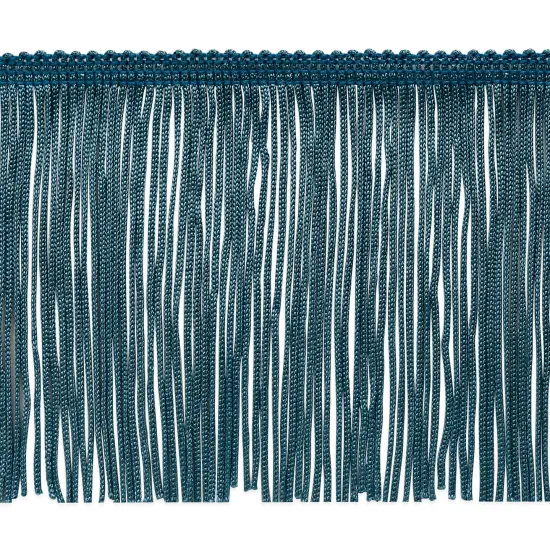 5 Yards of 4" Chainette Fringe Trim | 5 yard cut Turquoise {1}