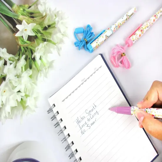 12 Pcs Bible Study Christian Journaling Necklace Rope Pen {4}