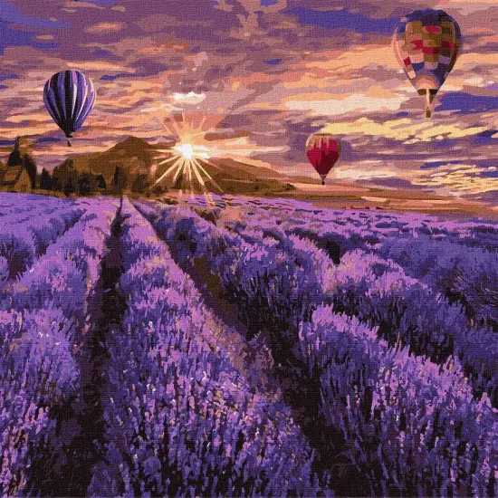 Painting by Numbers kit Blooming lavender KHO2839 {2}