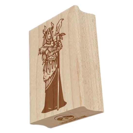 RPG Class Druid Nature Healer Rectangle Rubber Stamp for Stamping Crafting {7}