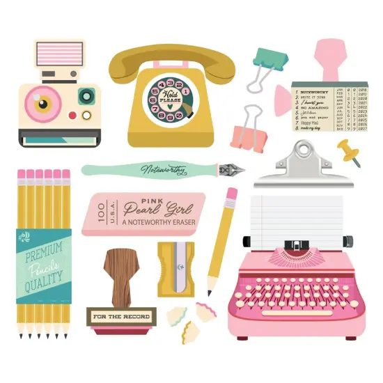 Noteworthy Bits & Pieces Die-Cuts 17/Pkg-Big {3}