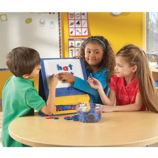 Learning Resources Magnetic Tabletop Pocket Chart Blue {6}