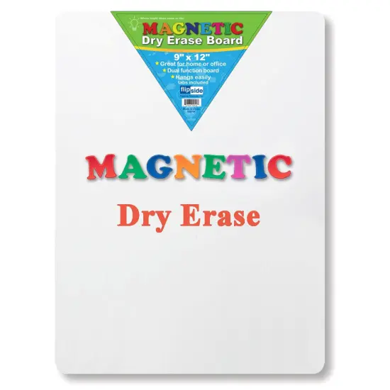 Magnetic Dry Erase Board, 9" x 12", Pack of 3 {4}