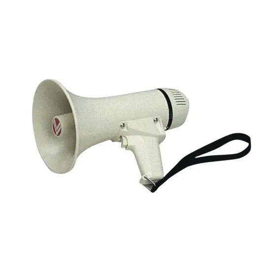S&S Worldwide 8 Watt Megaphone. Be Heard from up to 300 Yards Away. Battery Powered, Push Button Megaphone. Batteries Not Included. {1}