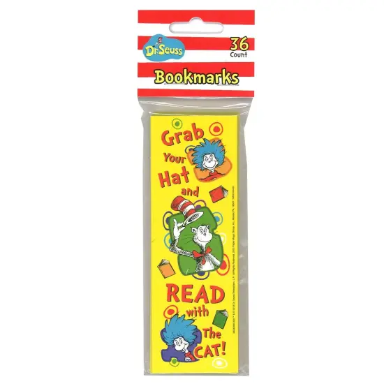 Dr. Seuss&trade; Grab Your Hat Bookmarks, 36 Per Pack, 6 Packs {3}