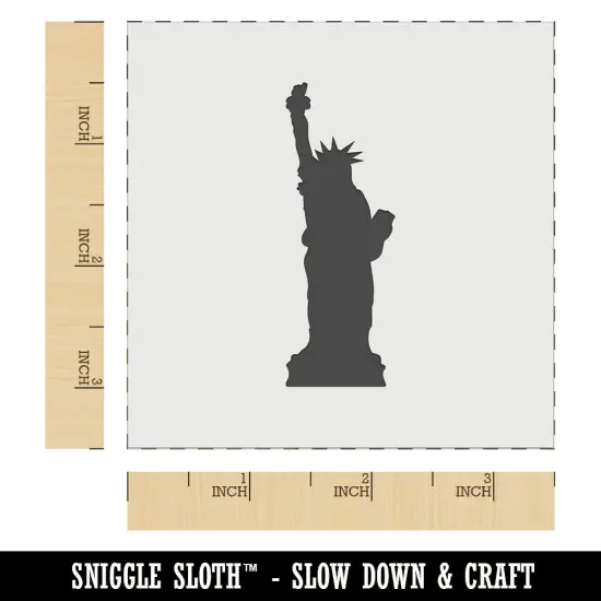 Statue of Liberty Solid Wall Cookie DIY Craft Reusable Stencil {6}