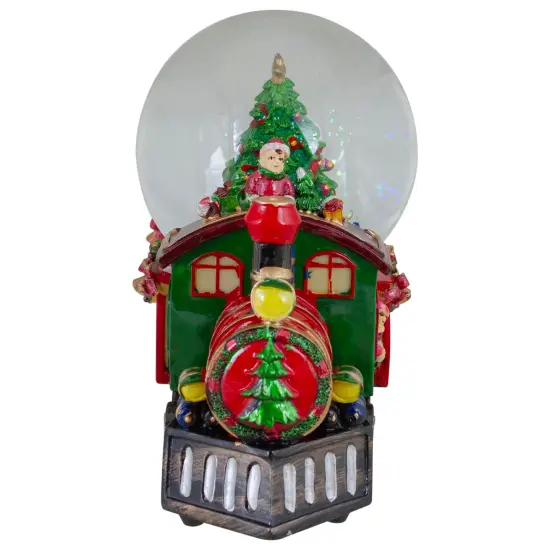 Northlight Christmas Train with Tree Musical Snow Globe Decoration - 8" Multi {5}