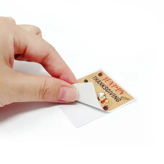 Wrapables Waterproof Vinyl Stickers for Water Bottles, Laptop, Phones, Skateboards, Decals for Teens, 100pcs Thanksgiving {5}