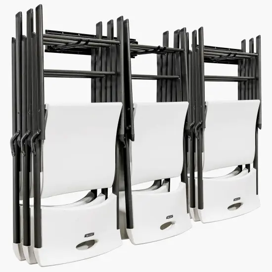RaxGo Folding Chair Rack, Wall-Mounted Storage Hanger Racks for Home {1}