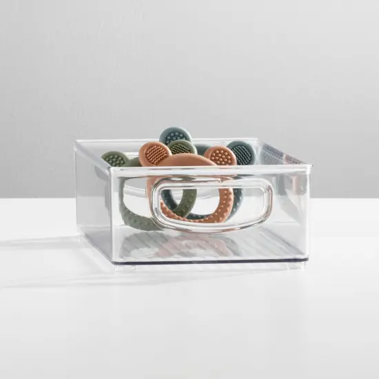 mDesign Plastic Nursery Storage Container Bin with Handles {2}