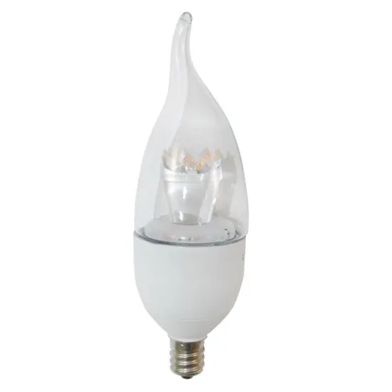 High Quality 6w Candelabra LED CA11 Soft White 450LM Light Bulb {1}