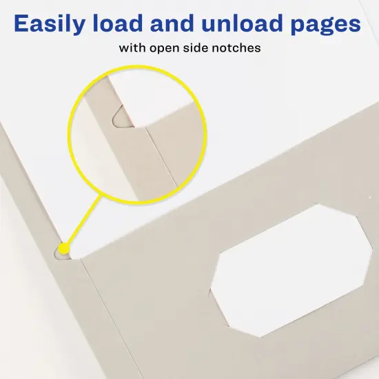 Avery Two Pocket Folders, Holds up to 40 Sheets, 25 Gray Folders (47990) {5}
