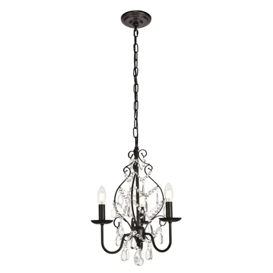 BLAISE Collection Pendant D15 H20 Lt:3 Oil rubbed bronze Finish {1}