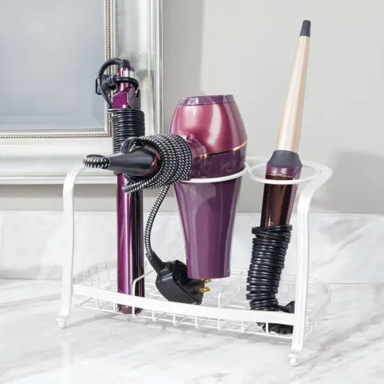 mDesign Bath Countertop Hair Care Styling Tool Organizer Holder {2}