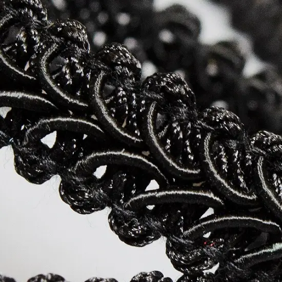 10 yards of Alice Classic Woven BraidTrim | 10 yard cut Black {5}