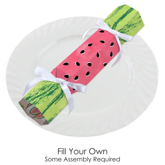 Big Dot of Happiness Sweet Watermelon - No Snap Fruit Party Table Favors - DIY Cracker Boxes - Set of 12 {3}