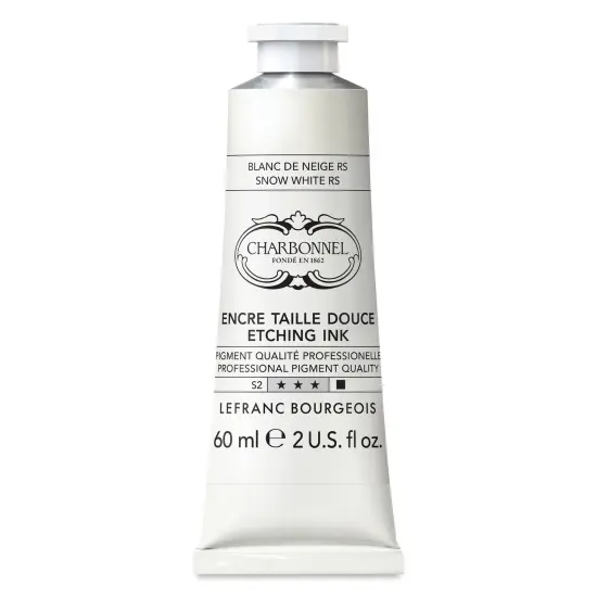 Charbonnel Etching Ink - Snow White, 60 ml {1}