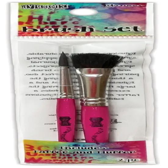 Dyan Reaveley Dylusions Dyamond Brush Set-2/Pkg {1}