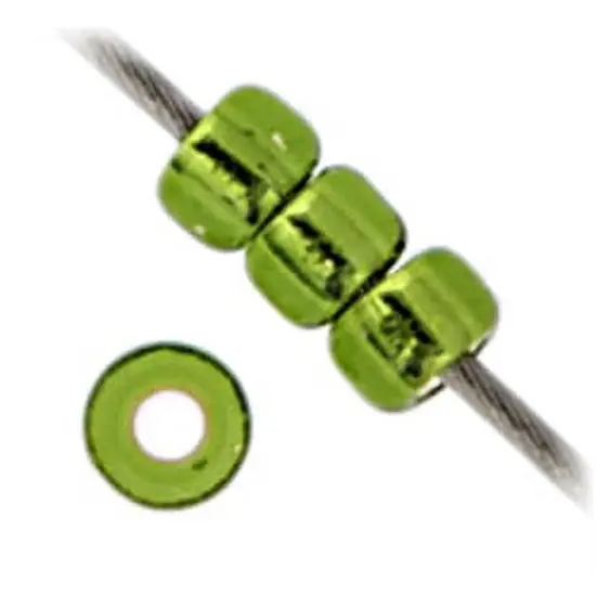 Miyuki 250g Silverlined Round Rocailles Seed Beads, 11/0 Olive #26 {2}