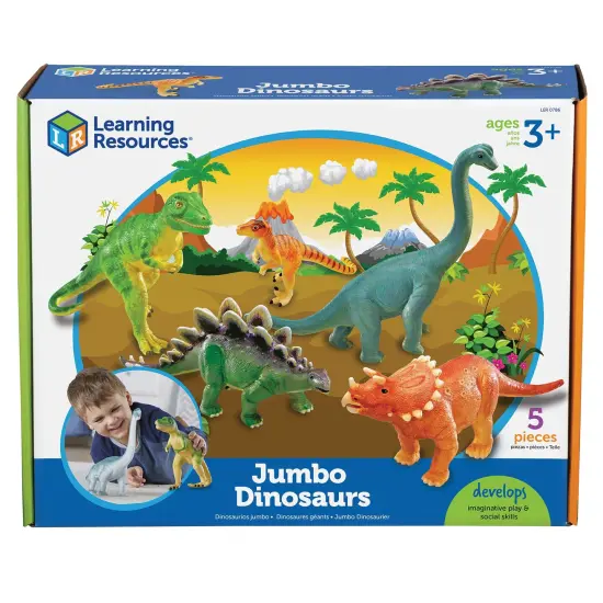 Jumbo Dinosaurs, Set of 5 {1}