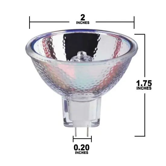 USHIO DDL JCR 150W 20v MR16 GX5.3 Reflector Halogen Lamp {2}