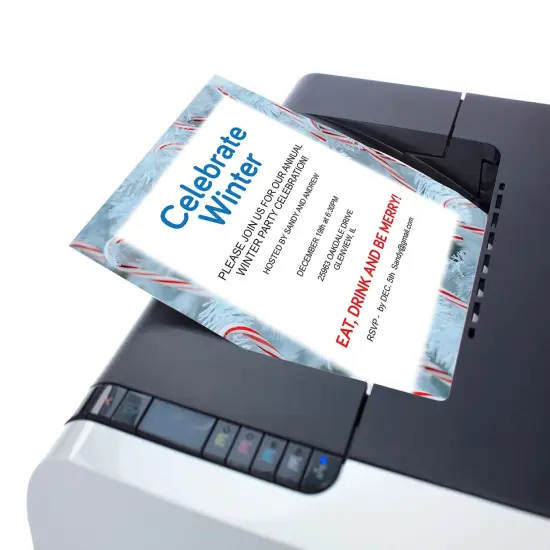 Great Papers! Winter Candy Canes Holiday Letterhead, Invitations and Announcements, Printer Friendly, 8.5"x11", 50 Pack {5}