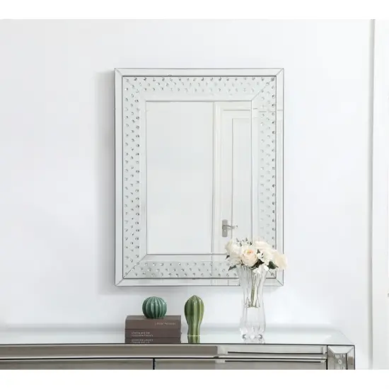 Sparkle collection crystal mirror 28 x 36 inch {2}