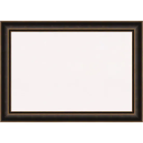 Villa Oil Rubbed Bronze Wood Framed Corkboard, White Cork {1}