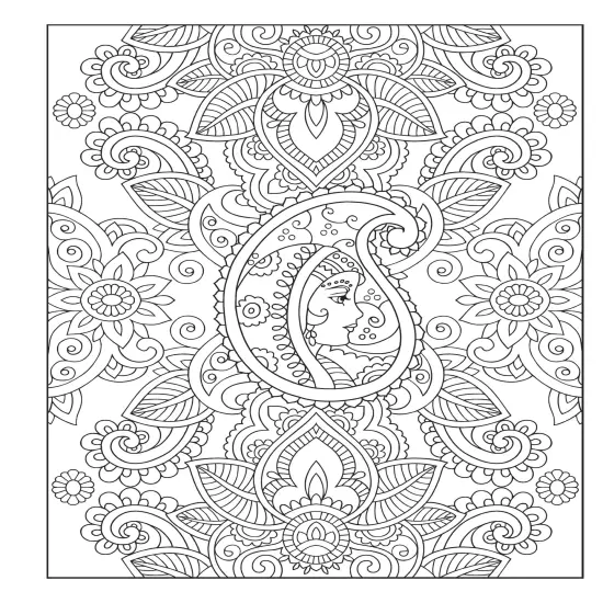 Creative Haven: Mehndi Designs Coloring Book-Softcover {3}