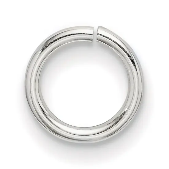 Sterling Silver 18GA Jump Rings 7.4mm - Pack of 6 {1}