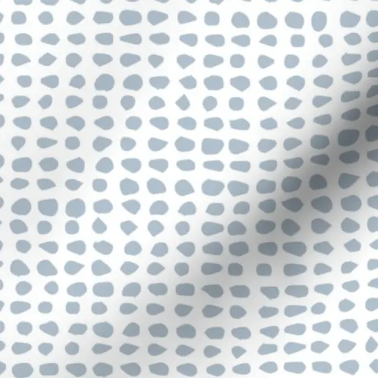 Various Fabrics by the Yard or Fat Quarter Gray Blue Dots Minimal Simple Modern Neutral Custom Printed Fabric by Spoonflower {7}