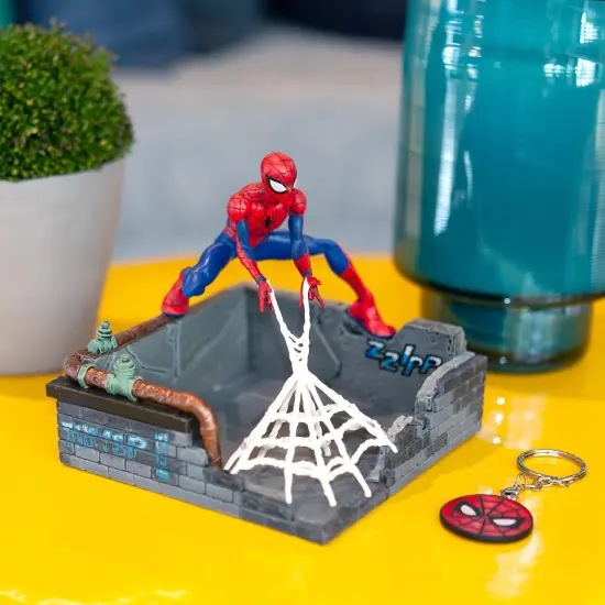 Marvel Spider-Man Finders Keypers Statue | Official Spider-Man Key Holder Figure {6}