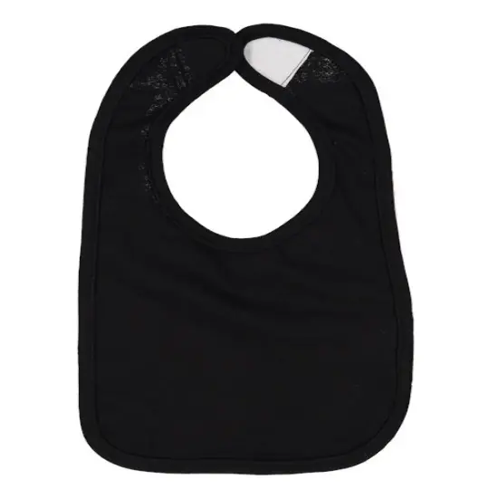 Rabbit Skins&reg; Infant Premium Jersey Bib Black {2}