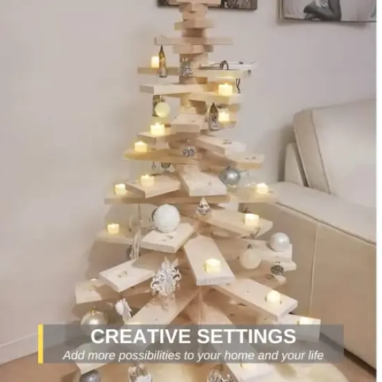 48-Pack Novelty Flickering Flameless Candles, 200Hours Tea Lights Candles Battery Operated, Fake Electric LED Votive Candles, Small Wedding Candles for Table Centerpieces,Proposal,Anniversary {3}