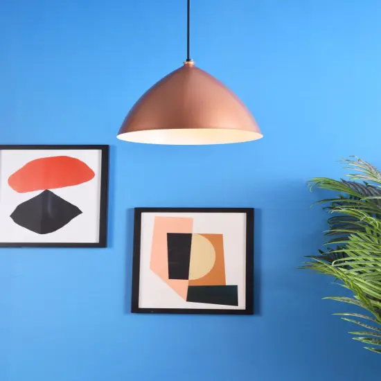 Kenneth 1 Light Honey Gold Pendant {2}