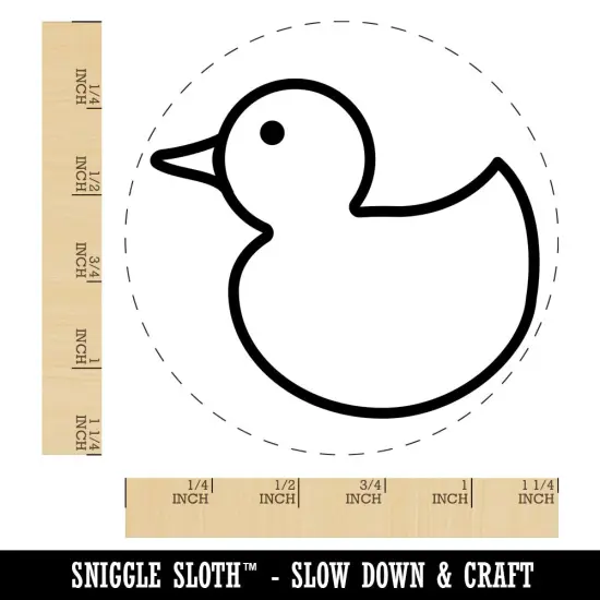 Rubber Ducky Rubber Stamp for Stamping Crafting Planners {1}