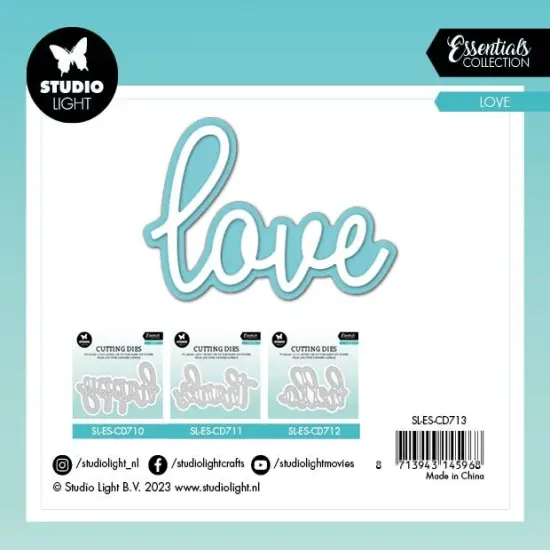 Studio Light Essentials Cutting Die-Nr. 713, Love {3}