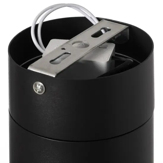 Aluminum Round LED Ceiling Spotlight with Adjustable Downlight, 15 Watt Cool White 4000K, Energy-Efficient Ceiling-Mounted Spot Lighting - Modern Fixture - for Home, Office, and Commercial Spaces Black {5}