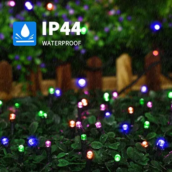 105ft 300 LED Christmas String Lights, End-to-End Plug 8 Modes Christmas Lights - UL Certified - Outdoor Indoor Fairy Lights Christmas Tree, Patio, Garden, Party, Wedding, Holiday (Multicolor) {6}