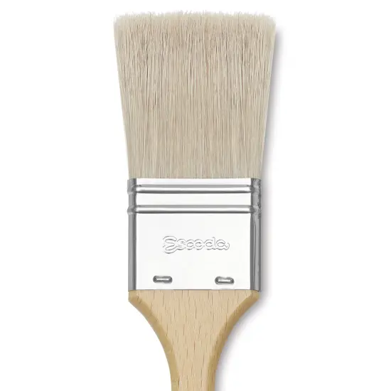 Escoda Natural Chungking Bristle Brush - Double Thickness, Size 18 {2}