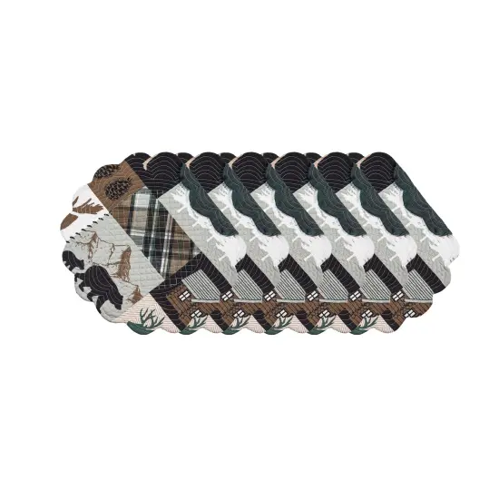 Fletcher Forest Placemats Set of 6, 17" {3}