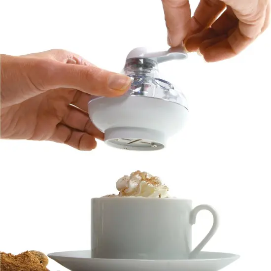 Norpro Nut and Spice Grinder with Easy Turn Manual Crank Handle, Safe Enclosed Stainless Steel Blades, 3.5 x 3 x 3 inch {5}