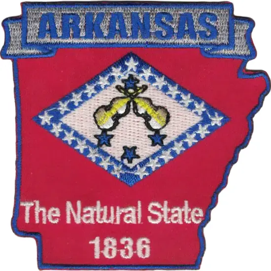 Arkansas State Map Patch 3" {1}